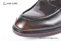 Prada Classic Brushed Red Calfskin Boot with the Iconic Enameled Metal Triangle Logo