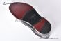 Prada Classic Brushed Red Calfskin Boot with the Iconic Enameled Metal Triangle Logo