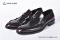 Ferragamo Red Calfskin Loafer with Mental Logo
