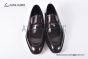 Ferragamo Red Calfskin Loafer with Mental Logo