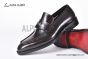 Ferragamo Red Calfskin Loafer with Mental Logo