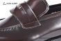 Ferragamo Red Calfskin Loafer with Mental Logo