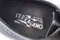 Ferragamo Sophisticated Perforations Black Calfskin Derby Shoes
