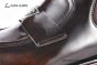 Prada Classic Red Double Sutures Calfskin Boot with the Iconic Enameled Metal Triangle Logo