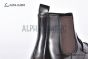 Prada Classic Red Double Sutures Calfskin Boot with the Iconic Enameled Metal Triangle Logo