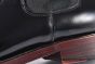Prada Classic Black Calfskin Boot with the Iconic Enameled Metal Triangle Logo