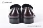 Ferragamo Red Calfskin Moccasin with Gancini Ornament
