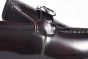 Ferragamo Red Calfskin Moccasin with Gancini Ornament