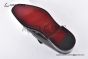 Ferragamo Red Calfskin Moccasin with Gancini Ornament