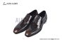 Ferragamo Sophisticated Perforations Red Calfskin Derby Shoes