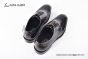 Ferragamo Sophisticated Perforations Red Calfskin Derby Shoes