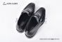 Ferragamo Black Calfskin Loafer with Mental Logo