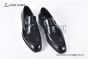 Ferragamo Black Calfskin Loafer with Mental Logo