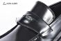 Ferragamo Black Calfskin Loafer with Mental Logo