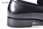 Ferragamo Black Calfskin Loafer with Mental Logo