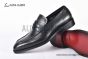 Ferragamo Matte Black Calfskin Loafer