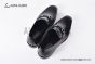 Ferragamo Black Calfskin Moccasin with Gancini Ornament