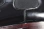 Prada Classic Smooth Black Calfskin Boot with the Iconic Enameled Metal Triangle Logo