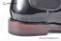 Prada Classic Smooth Black Calfskin Boot with the Iconic Enameled Metal Triangle Logo