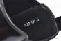 Prada Classic Smooth Black Calfskin Boot with the Iconic Enameled Metal Triangle Logo