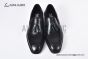 Ferragamo Matte Black Calfskin Tassel Loafer