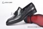 Ferragamo Matte Black Calfskin Tassel Loafer