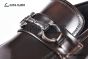 Ferragamo Brown Calfskin Moccasin with Gancini Ornament