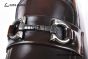 Ferragamo Brown Calfskin Moccasin with Gancini Ornament