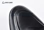 Prada Classic Smooth Matte Black Calfskin Boot with the Iconic Enameled Metal Triangle Logo