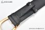 Gucci Belt Black Leather With Rose Gold G Buckle