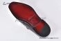 Ferragamo Black Calfskin Moccasin with Gancini Ornament and Unique Sutures