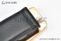 Gucci Belt Black Leather With Rose Gold G Buckle