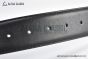 Gucci Belt Black Leather With Stainless Steel G Buckle