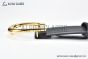 Gucci Belt Black Leather With Yellow Gold G Buckle