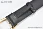 Gucci Belt Black Leather With Yellow Gold G Buckle