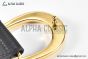 Gucci Belt Black Leather With Yellow Gold G Buckle