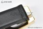 Gucci Belt Black Leather With Yellow Gold G Buckle