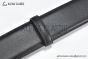 Gucci Blondie Belt Black Leather With Stainless Steel Round Interlocking G Buckle