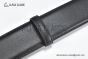 Gucci Blondie Belt Black Leather With Yellow Gold Round Interlocking G Buckle