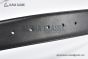 Gucci Blondie Belt Black Leather With Gray Steel Round Interlocking G Buckle