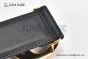 Gucci Blondie Belt Black Leather With Yellow Gold Round Interlocking G Buckle