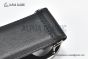 Gucci Blondie Belt Black Leather With Gray Steel Round Interlocking G Buckle