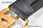 Gucci GG Marmont Reversible Belt Black Leather With Rose Gold Double G Buckle