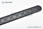 Gucci Signature Leather Belt Black Leather With Gray Steel Interlocking G Buckle