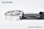 Gucci Signature Leather Belt Black Leather With Stainless Steel Interlocking G Buckle