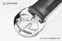 Gucci Signature Leather Belt Black Leather With Stainless Steel Interlocking G Buckle
