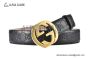 Gucci Signature Leather Belt Black Leather With Rose Gold Interlocking G Buckle