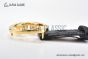Gucci Signature Leather Belt Black Leather With Rose Gold Interlocking G Buckle