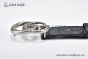 Gucci GG Marmont Reversible Belt Black Calf/Crocodile Leather With Gray Steel Double G Buckle
