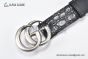 Gucci GG Marmont Reversible Belt Black Calf/Crocodile Leather With Gray Steel Double G Buckle